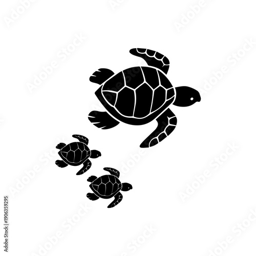 Sea Turtle Family