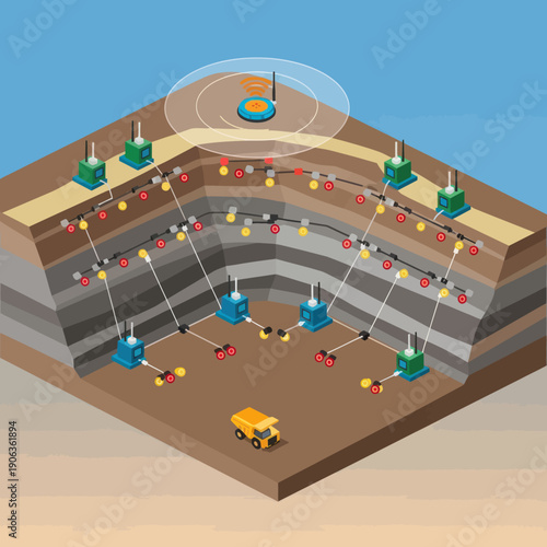 3D Rendering of Stadium with Racing Track.