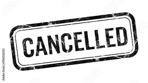 Cancellation Stamp: A bold stamp declares a definitive cancellation, its ink-stained edges hinting at the importance of the message conveyed.