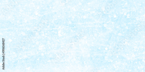 Abstract light blue grunge paint wall texture background, resembling frosty ice or watercolor marble. frosted, icy appearance with scattered speckled details and smooth blended tones. scratch wall.