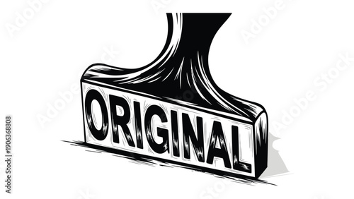 Original Stamp: A graphic representation of an 'Original' stamp, emphasizing authenticity and genuineness. 