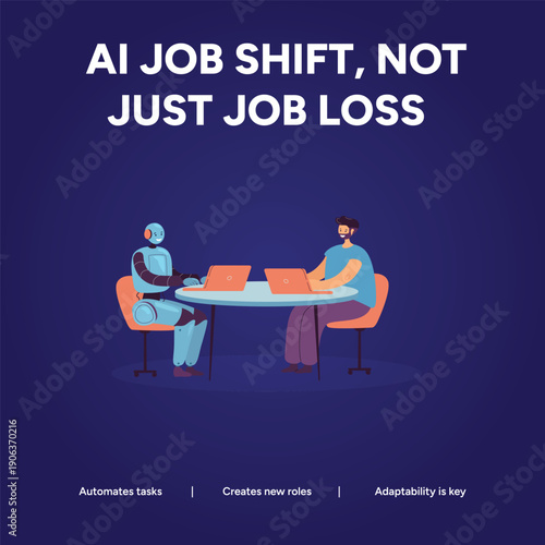 AI Job Shift, Not Just Job Loss: Automating Tasks and Creating New Roles
