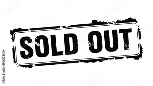 Sold Out Stamp: A simple sold out stamp, perfect for conveying unavailability.