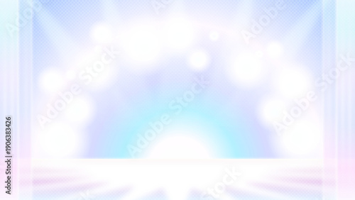 ライトに照らされたステージの背景