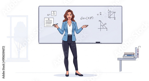 business woman in office