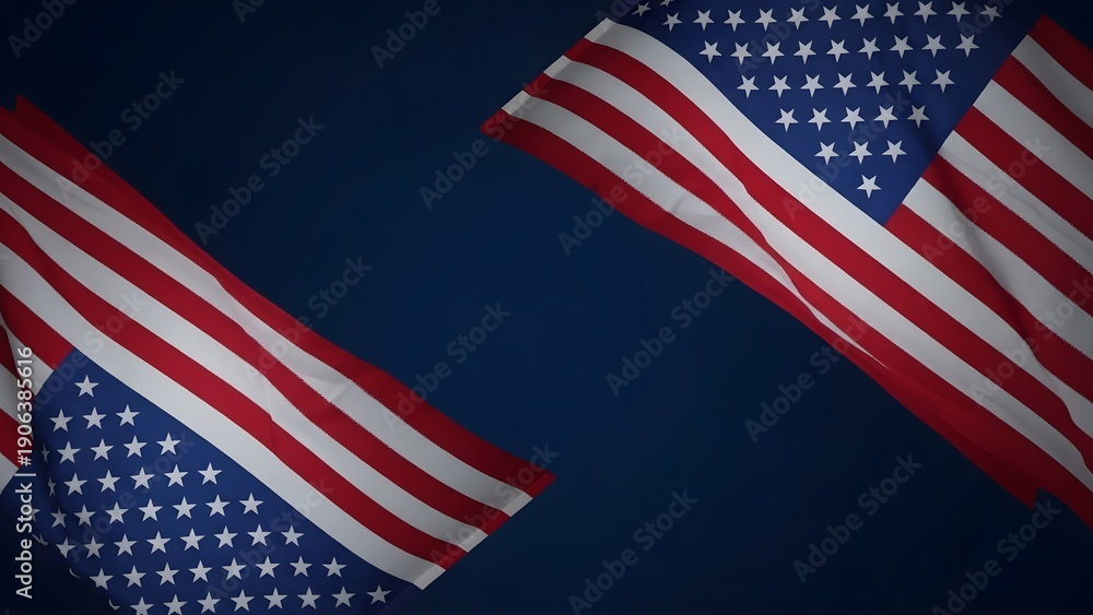 Obraz premium President's day american flag patriotic celebration