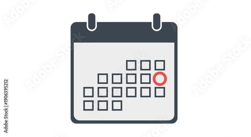 Calendar date marked scheduling appointment event planning.