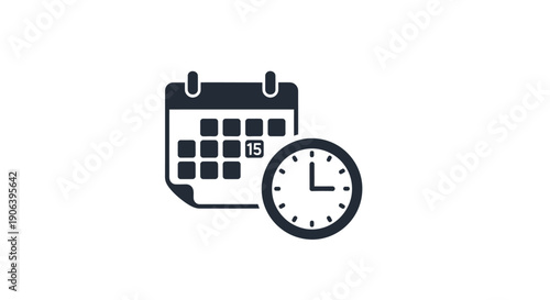 Calendar and clock schedule time management.