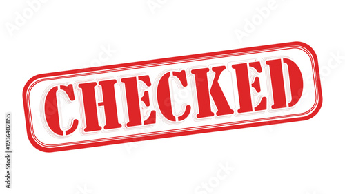 Checked Stamp - Approval, Verification, and Validation.