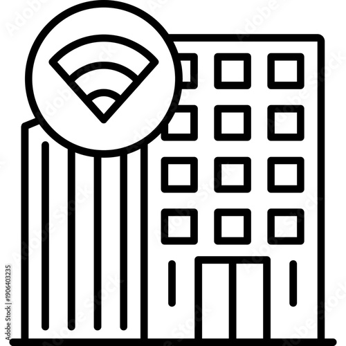 Hybrid Work Icon Vector Element