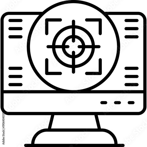 Focus Icon Vector Element