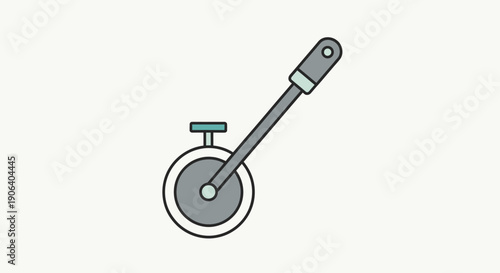 Simple line drawing of a bicycle hand brake lever.