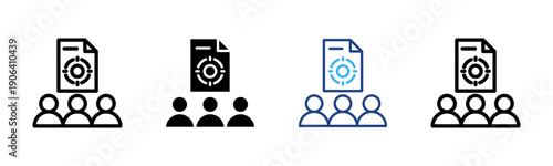 Cultural Alignment icon set multiple style collection