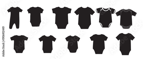 onsie silhouette white background