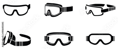 Safety Glasses Set: A comprehensive collection of safety glasses, designed for varied applications, offering essential eye protection with diverse styles and designs.