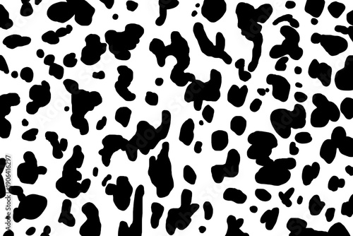 Transparent isolate black spots, dalmatian