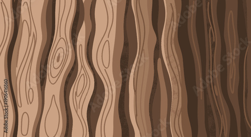 Wavy Wood Grain Pattern Texture Background.