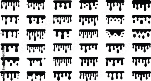 Collection of Hebrew Alphabet Characters in Black on White Background.