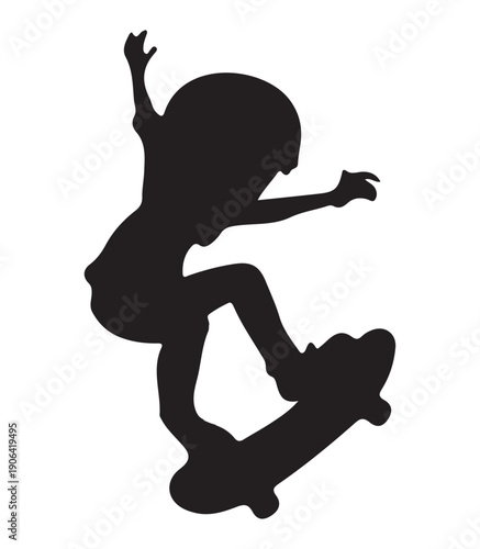  Skateboard Cartoon Boy