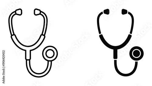 Stethoscope Icon Set
