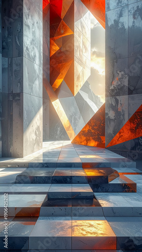 Geometric background with beautiful patterns.