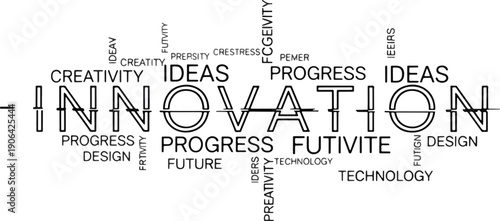 Innovation and Creativity A Visual Representation of Progress, Ideas, and Future Development in Technology and Design