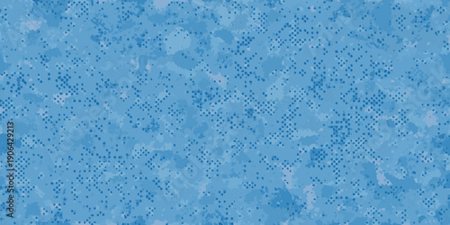 A light blue background texture filled with small scattered dark blue dots