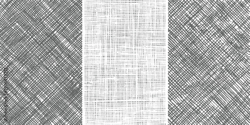 Gray and white crosshatch texture with vertical stripe pattern in center