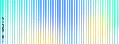 Ribbed glass texture with futuristic gradient. Vertical stripe pattern