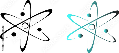 Abstract Atom Logo Symbol Vector Illustration