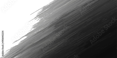 Black and white abstract background featuring a textured metal wave pattern with motion flow and a grunge steel design