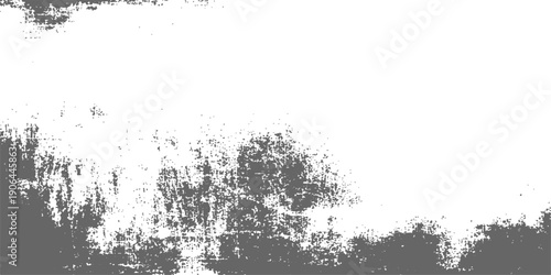 Abstract black ink splatter grunge background with vintage texture and dark artistic frame