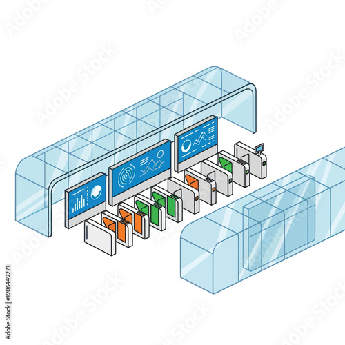 Network Switch with Multiple Ethernet Ports.
