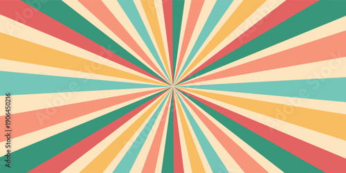 Vintage red green grunge retro circus lights background with festive swirls. Vector illustration