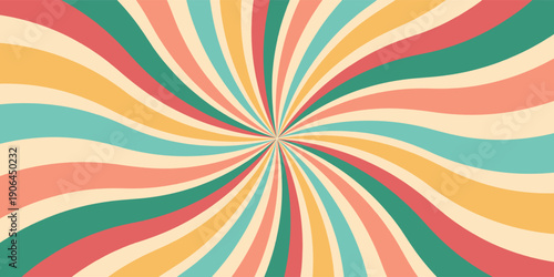 Vintage red green grunge retro circus lights background with festive swirls. Vector illustration