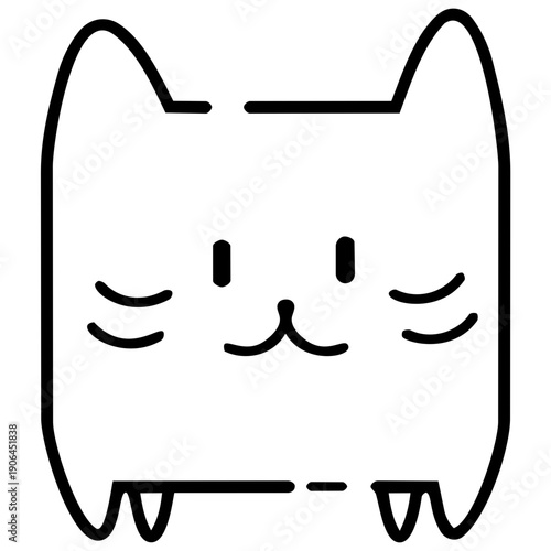 cute monster, spirit and cat