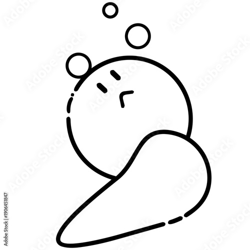 cute monster, spirit and cat