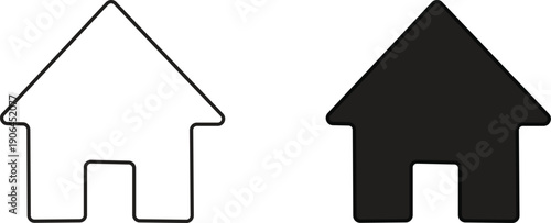 Simple House Design Icon