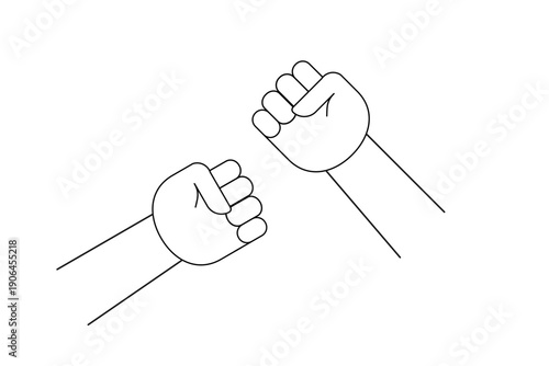 Raised clenched fist hand icon symbolizes strength, unity, resistance, empowerment, courage, solidarity, protest, determination, freedom, justice, resilience, bold expression.