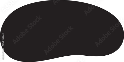 Abstract soft blob CTA element for websites and apps