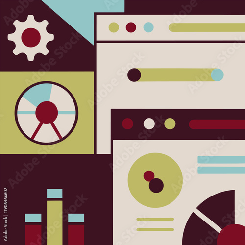 Cybersecurity and Data Privacy Concept Illustrations