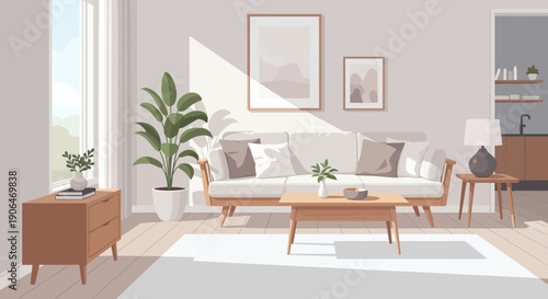 Modern Living Room Furniture and Decor.
