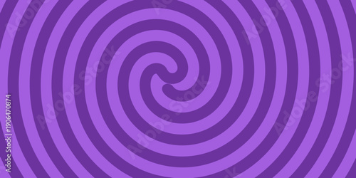Hypnotic purple spiral pattern with concentric rings and a swirling center