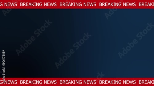Breaking News Background Animation: Live Telecast for Broadcast and TV Studio News