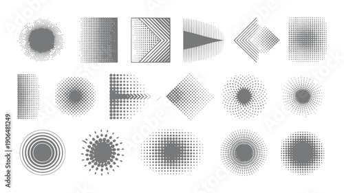  Soft gradient blur shape collection for contemporary background designs, minimalist poster aesthetics, modern web layouts, and abstract visual composition frameworks