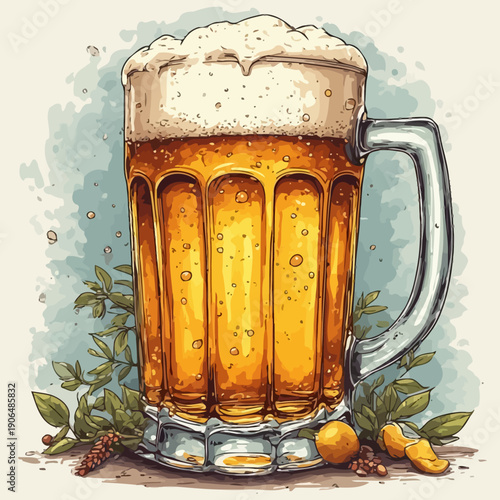 Beer Design Very Cool , EPS format