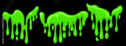 Cartoon goo dripping