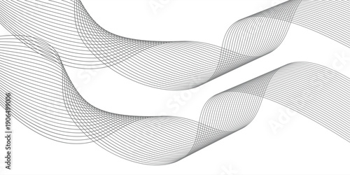 Wavy Black and white abstract blacground. Wave back ground. minimal wave back ground