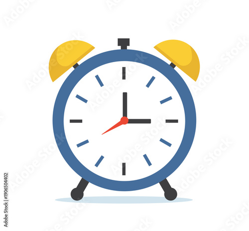 Ringing Alarm Clock vector Illustration	
