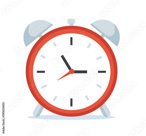 Ringing Alarm Clock vector Illustration	
